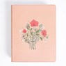 CSB Illustrator's Notetaking Bible, Large Print Edition, Peach Bouquet Leathertouch - Csb Bibles By Holman - 9798384515913