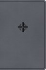 CSB Large Print Thinline Bible, Value Edition, Charcoal Leathertouch - Csb Bibles by Holman - 9798384517535