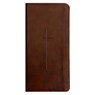 NLT Pocket Thinline Bible, Filament Enabled (LeatherLike, Brown Cross, Red Letter) - New Living Translation - 9798400509155