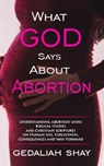 What God Says about Abortion: Understanding Abortion using Biblical Studies and Christian Scriptures on human life, Forgiveness, Consequences and Wa - Gedaliah Shay - 9798578866227