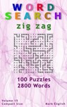 Word Search: Zig Zag, 100 Puzzles, 2800 Words, Volume 15, Compact 5"x8" Size - Mark English - 9798593257567