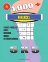 1,000 + Numbricks 5x5: Logic puzzles easy - medium - hard - extreme levels - Basford Holmes - 9798601212830