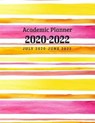 Academic Planner Monthly Calendar July 2020-June 2022: Watercolor Stripes, 24 Months Academic Calendar Planner, Weekly Academic Planner 2020-2022, App - PLANNER &. JOURNAL,  Aria - 9798613620715