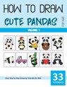 How to Draw Cute Pandas for Kids - Volume 1 - Sonia Rai - 9798636735366