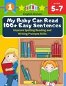 My Baby Can Read 100+ Easy Sentences Improve Spelling Reading And Writing Prompts Skills English Korean: 1st basic vocabulary with complete Dolch Sigh - Carole Peterson - 9798684270000