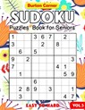 Sudoku Puzzles Book for Seniors Easy to Hard: 101 Easy Medium Hard 9x9 Sudoku Puzzles Games Book with Solution Vol.3 Large Print Flower Theme for Wome - Burton Corner - 9798702029603