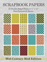 Scrapbook Papers 20 Double-Sided Prints 8 1/2 x 11 Non-Perforated Sheets Mid-Century Mod Edition: Crafting, Scrapbooking, Collage Arts Paper Book Pack - Paper Scrap Design Co - 9798706797461