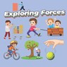 Exploring Forces: push, pull, magnetic, applied force, tension force gravity and friction forces physics for kids newton three laws of motion, first l - Esmart Chubs - 9798876185860