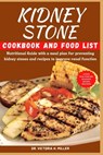 Kidney Stone Cookbook and Food List: Nutritional Guide with a meal plan for preventing kidney stones and recipes to improve renal function - MILLER,  Victoria H. - 9798877823570