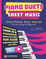 Piano Duets Sheet Music: Masterpieces & Hits Collection 20 Easy Songs for Beginners & Early Intermediates I Enjoy Amazing Grace, Canon in D, Passacagl - Alicja Urbanowicz - 9798878064941