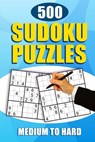 500 Sudoku Puzzles: Medium to Hard Sudoku Puzzle Book With Solutions - Elmsleigh Designs - 9798879118780