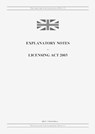 Explanatory Notes to Licensing Act 2003 - United Kingdom Legislation - 9798885590372
