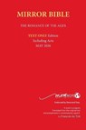 Hardback MAY 2026 Edition TEXT ONLY Mirror Bible Including complete ACTS [Without Commentary & Study notes] - Francois Du Toit - 9798889559221