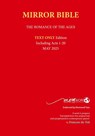 Hardback AUGUST 2025 Edition TEXT ONLY Mirror Bible Including ACTS 1-24 [Without Commentary & Study notes] - Francois Du Toit - 9798889559221