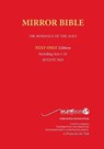 Latest PAPERback AUGUST 2025 Edition TEXT ONLY Mirror Bible Including ACTS 1-24 [Without Commentary & Study notes] - Francois Du Toit - 9798889559238