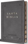 Biblia Rvr 1960 Letra Grande Tamaño Manual, Piel Gris Con Índice / Spanish Bible Rvr 1960 Handy Size Large Print Leathersoft Gray with Index - Reina Valera Revisada 1960 - 9798890982148