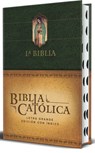 La Biblia Católica: Edición Letra Grande, Hc, Verde Con Índice, Virgen de Guadalupe En La Cubierta / Catholic Bible. Hc, Green, Index, with Viigin of - Biblia de América - 9798890982186