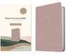 The Message Women's Devotional Bible Large Print (Leather-Look, Dusty Blush) - Eugene H. Peterson - 9798898020941
