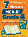 7 Full-Length Minnesota MCA-III Grade 4 Math Practice Tests - Reza Nazari - 9798903500499