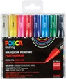 Posca paintmarker PC-1MC, set van 8 markers in geassorteerde basiskleuren - Posca - 3296280033310