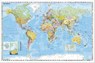 Weltkarte englisch -  - 9783929627862