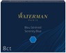 Waterman inktpatronen Standard blauw Florida, pak van 8 stuks - Waterman - 3034325200293