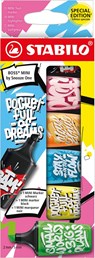 STABILO BOSS MINI Snooze One markeerstift, etui van 6 stuks, assorti - STABILO - 4006381592277