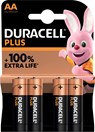 Duracell batterij Plus 100% AA, blister van 4 stuks - Duracell - 5000394140851