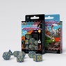 Arcade - Blue & Yellow Dice Set (7) - Q-Workshop - 5907699493944