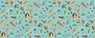 Cadeaupapier De wereld van Bright & Field (50 cm. x 100 meter) -  - 8713791110859