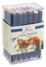 Alcoholmarker Nassau duopunt 24 stuks assorti - Art Sensations - 8720257145768