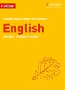 Collins Cambridge Lower Secondary English – Lower Secondary English Student's Book: Stage 7 - Julia Burchell ; Mike Gould ; Lucy Birchenough ; Clare Constant ; Steve Eddy ; Naomi Hursthouse ; Ian Kirby ; Nikki Smith ; Richard Vardy - 9780008482770