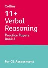 11+ Verbal Reasoning Practice Papers Book 3 - Collins 11+ - 9780008761141
