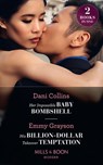 Her Impossible Baby Bombshell / His Billion-Dollar Takeover Temptation: Her Impossible Baby Bombshell / His Billion-Dollar Takeover Temptation (The Infamous Cabrera Brothers) (Mills & Boon Modern) - Dani Collins ; Emmy Grayson - 9780008914202