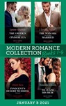 Modern Romance January 2021 B Books 1-4: The Greek's Convenient Cinderella / The Man She Should Have Married / Innocent's Desert Wedding Contract / Returning to Claim His Heir - Lynne Graham ; Louise Fuller ; Heidi Rice ; Amanda Cinelli - 9780008916657