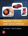 Product Design and Development - Karl Ulrich ; Steven D. Eppinger - 9780078029066