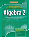 ALGEBRA 2 SG & INTERVENTION WO - McGraw-Hill Education - 9780078908613