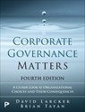Corporate Governance Matters 4th edition - David Larcker ; Brian Tayan - 9780135463109