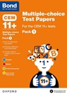 Bond 11+ Multiple-choice Test Papers for the CEM 11+ Tests Pack 1: Ready for the 2025 Cambridge Select Insight exam - Michellejoy ( Hughes ; Bond 11+ - 9780192744180