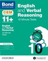 English & Verbal Reasoning: Bond 11+ CEM 10 Minute Tests: Ready for the 2026 Cambridge Select Insight exam - Michellejoy Hughes ; Bond 11+ - 9780192746832