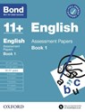 Bond 11+: Bond 11+ English Assessment Papers 10-11 years Book 1: For 11+ GL assessment and Entrance Exams - Bond 11+ - 9780192776426