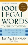 1001 Legal Words You Need to Know - Jay M. (Distinguished Professor of Law Feinman - 9780195181333