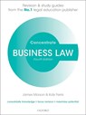 Business Law Concentrate - James (Principal Lecturer in Law Marson ; Katy (Assistant Professor in Business Law Ferris - 9780198840602