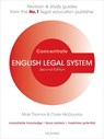 English Legal System Concentrate - Mark (Senior Lecturer Thomas ; Claire (Professor of Law McGourlay - 9780198855026