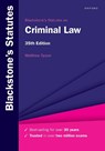 Blackstone's Statutes on Criminal Law - Matthew (Professor at the Faculty of Law Dyson - 9780198971269