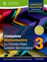 Complete Mathematics for Cambridge Lower Secondary 3 (First Edition) - BARTON,  Deborah - 9780199137107
