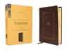 KJV, Thompson Chain-Reference Bible, Large Print, Leathersoft, Brown, Red Letter, Comfort Print - Frank Charles Thompson - 9780310459149