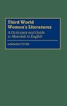 Third World Women's Literatures - Barbara Fister - 9780313289880
