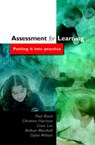 Assessment for Learning - Paul Black ; Chris Harrison ; Clara Lee ; Bethan Marshall - 9780335212972