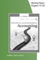 Working Papers, Chapters 15-28 for Warren/Jones/Tayler's Financial & Managerial Accounting - Carl Warren ; James Reeve ; Jonathan Duchac - 9780357714126